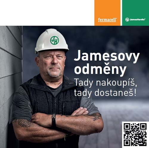 Nakupujte podlahové prvky fermacell® a získáte Jamesovy odměny