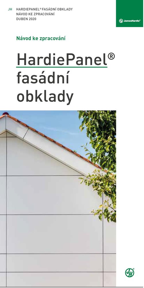 Vyšel nový návod na zpracování fasádních panelů HardiePanel®